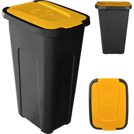 96 KADAX Sorta Mülltonne 30L schwarz/gelb K