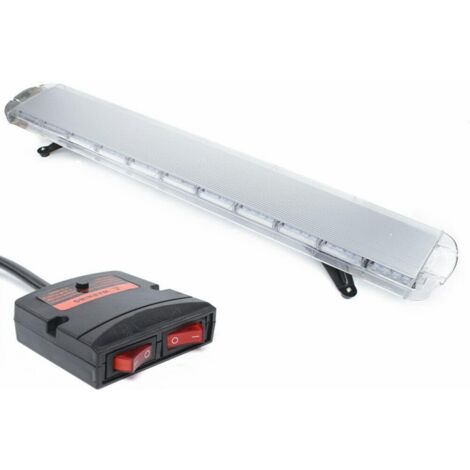 4 LED Strobo Lampeggiante Recupero Barra 12V Ambra Camion Faro - Foto 4