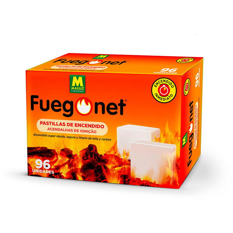 

MASSO 96 pastillas encendido fuegonet 96 unidades 231442n massó