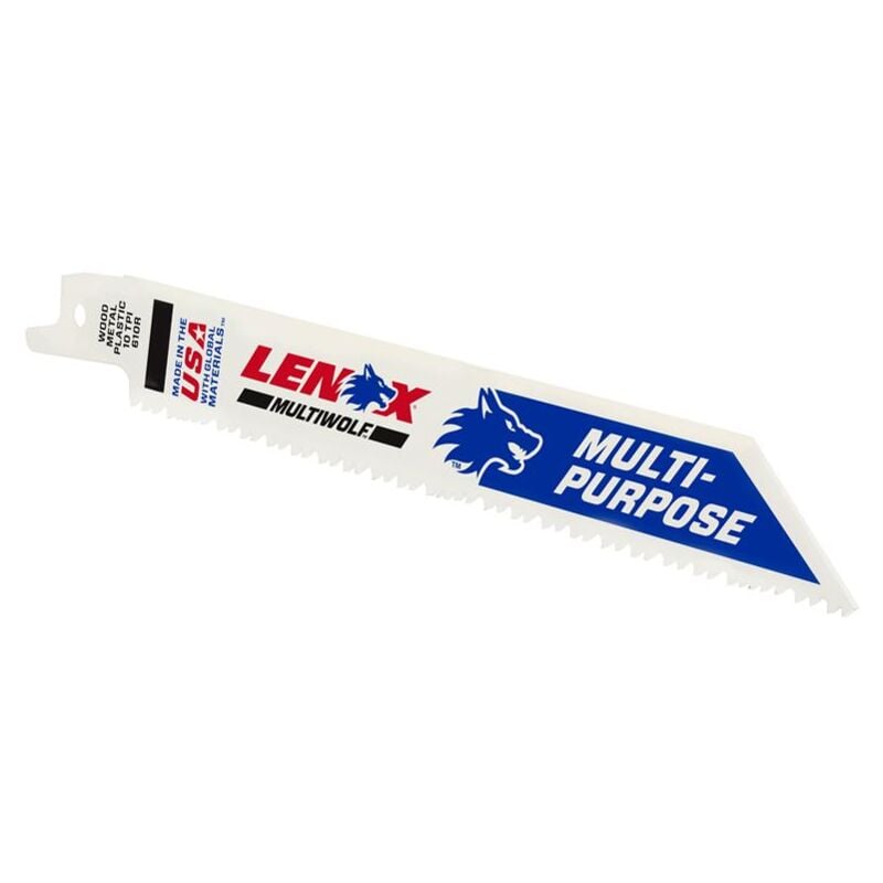 Lenox - MultiWolf Wave Edge Reciprocating Saw Blade 152x 19 x 0.9mm 10 tpi Pack 25
