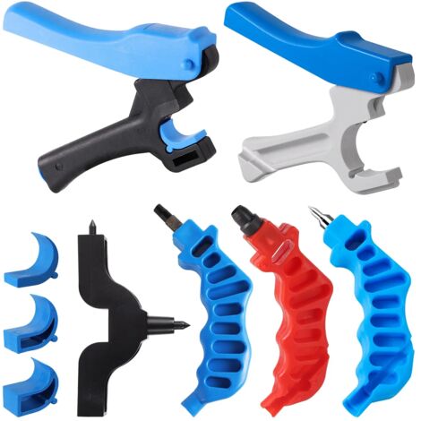 -9656 Perforatrice pour tuyau d'irrigation goutte à goutte, outil d'insertion pour tuyau PE, perforatrice pour tuyau d'irrigation goutte à goutte et accessoires, perforatrice pour tuyau d'eau