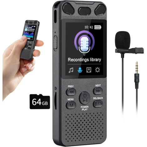 Professioneller Ultradünner Mini Spion Spion Voice Recorder 16GB