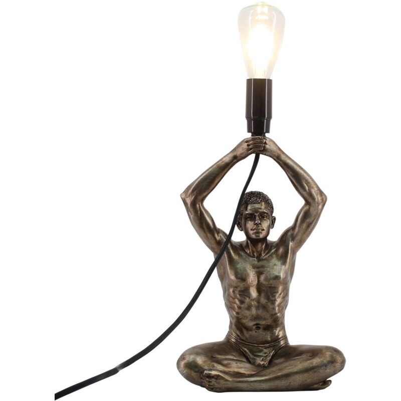Image of Mobili per lampade a piedi Lampade per uomo Lampada grigia 10x16x31cm 27418 - grey - Signes Grimalt