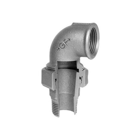 98 - Bocchettone curvo MF 1" conico in ghisa zincata 09805005 - -  EURACCORDI - -