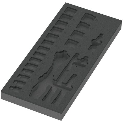 9821 Schaumstoffeinlage 8000 B Zyklop Knarre 3/8Set 1 ohne Werkzeug