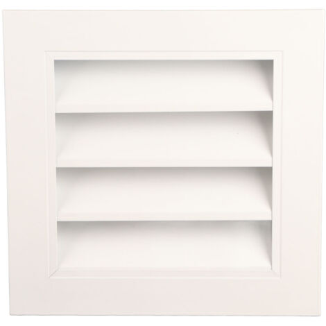 9.8x9.8in Shed Vent Aluminum Alloy Gable Vent Waterproof Rainproof Air Vents Cover for Ceiling Wall
