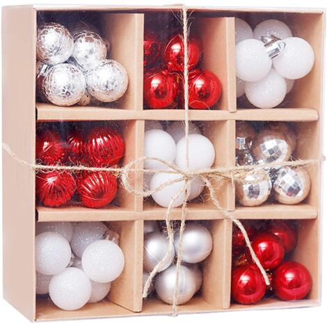 99-teiliges Set Weihnachtskugeln, Christbaumkugeln, Christbaumkugeln