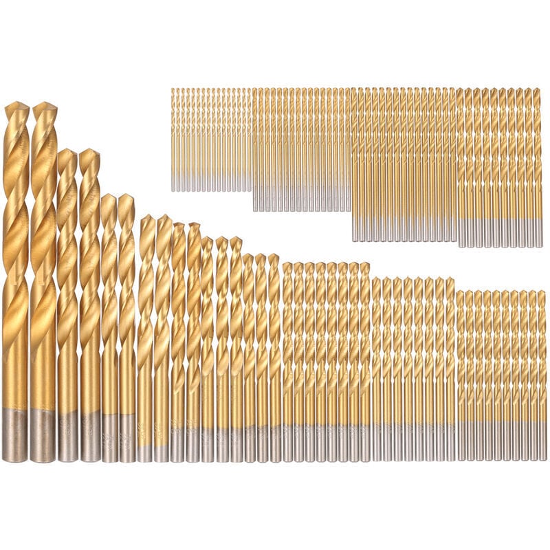 Image of 99-teiliges Spiralbohrer-Set in einem titanbeschichteten Kunststoffkoffer