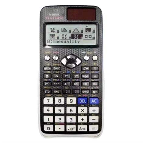 991EX Scientific Calculator Digital Large Display 696 Functions for Middle High College Solar