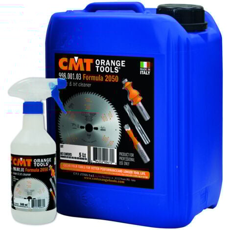 CMT - FORMULA 2050 : NETTOYEUR POUR LAMES ET FRAISES: PRÉPARATION EFFICACE POUR LE NETTOYAGE D’OUTILS DE COUPE