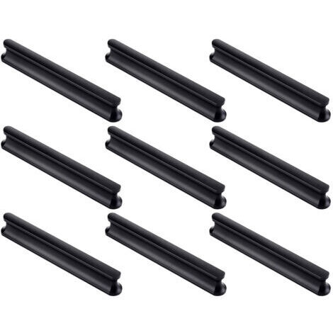 9er-Set Küchenschrankgriffe, 120 mm lang (96 mm Lochmitte), Küchenschubladengriffe, Schranktürgriffe, Schrankgriffe