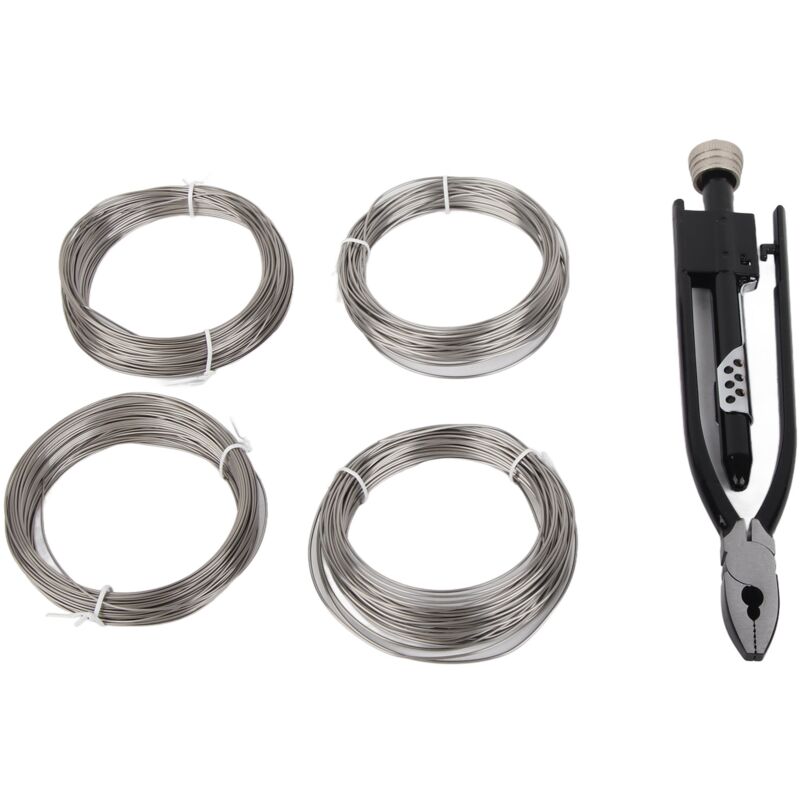 Rapanda - 9in Aircraft Safety Wire Twist Twisting Pliers Twister Locking Racing with Wire