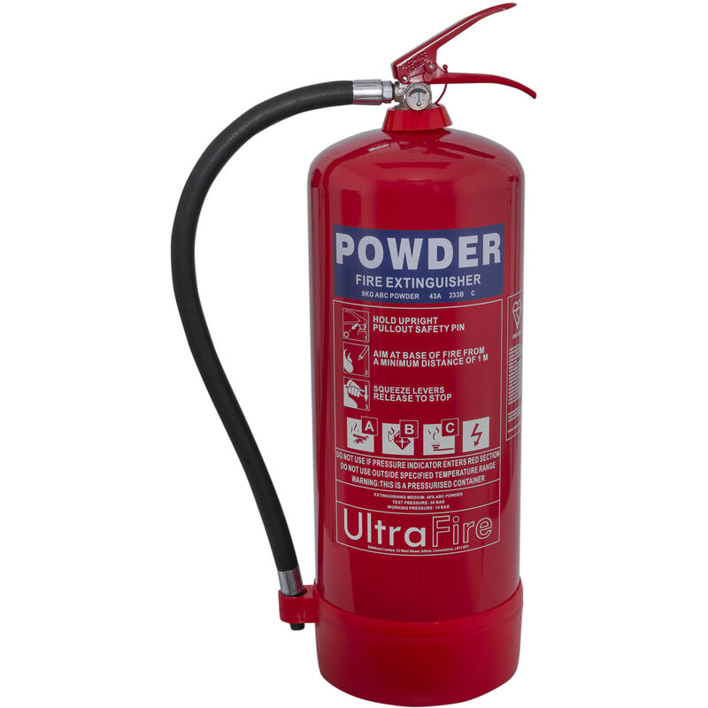 9kg Powder Fire Extinguisher - UltraFire