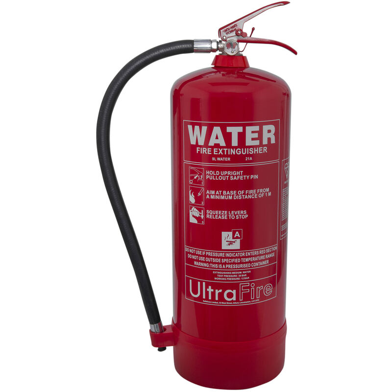 9ltr Water Fire Extinguisher - Ultrafire