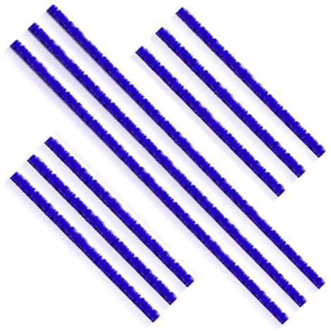 9PCS Bandes en Peluche pour Dyson V6 V7 V8 V10 V11, Soft Plush Stripe Bandes, Bandes de Rechange, pour Dyson Aspirateur Brosse Electrique Bande Autocollante, 3 Longues 6 Courtes Bande Peluche Douce