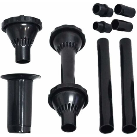 9Pcs petit kit de buse de fontaine, pointe de buse de fontaine kit de tête de fontaine kit de buse de pompe de fontaine 3 options de buses kit de buse de fontaine kit de buse de pompe d'étang