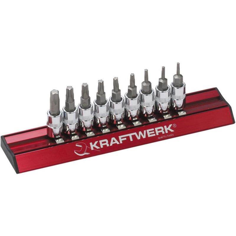 9pz- Set chiave a bussola giravite Pentatox 1/4'