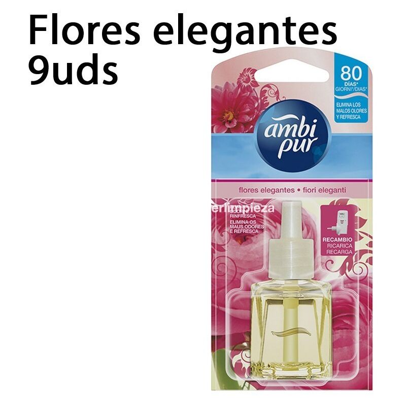 

9uds Recambio Ambipur flores elegantes