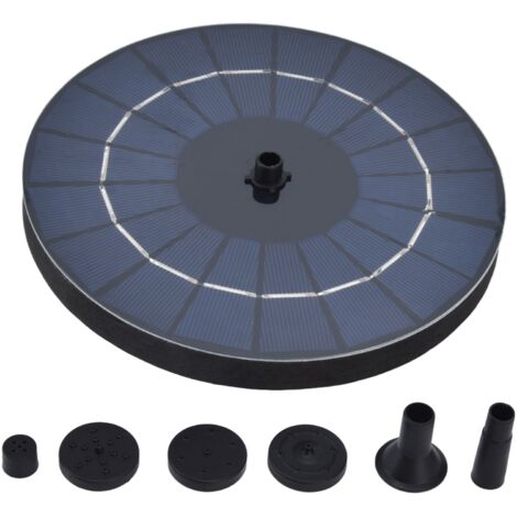 9V 3,5W Schwimmender Solarbrunnen für Vogelteich, Solarwasserpumpe für den Garten