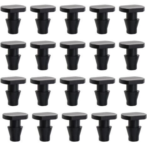 A 100pcs Bouchon de Tuyau d'irrigation Remplacement Tuyau Goutte à Goutte Embouts Irrigation Capillaire Petit Bouchon Accessoires pour Machine à Laver Jardin Arrosage Irrigation