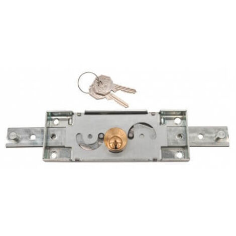A 211 serrure centralise'e pour volets roulants avec 1 livraison cylindre laiton fixe 155x55 mm coffret avec cle's