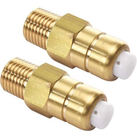 A （4×1×1cm） Lot de 2 soupapes de décharge thermique pour pompe de nettoyeur haute pression 1/4" NPT
