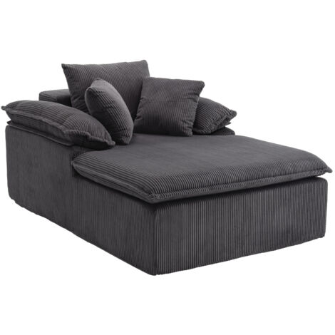A 46cm high reclining sofa, designed in an indoor style, with a frameless design. A more comfortable reading reclining sofa, equipped with wide armrests, no need for installation.