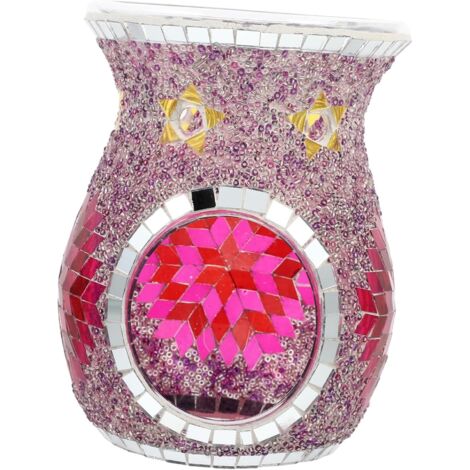 à Cire Verre en Motifs Bohème Diffuseur Parfum pour Maison