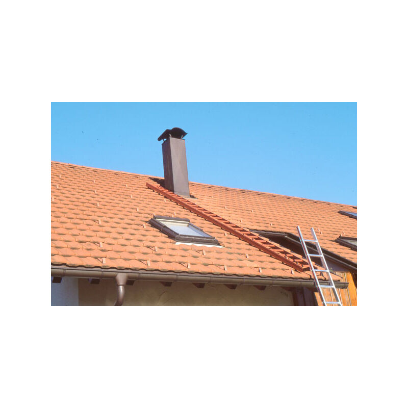 Echelle Direct - chelle de couvreurs - ral 8004 rouge brique - Longueur 3,90m - 409614