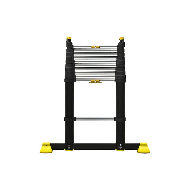 Echelle Direct - Echelle télescopique longueur maximale 3.45m - Bamboo - Hauteur de travail max. 4.25m - 474111