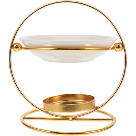 à Huile Essentielle Céramique et Fer Porte Bougie Chauffe