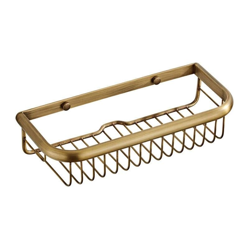 L'ancienne Étagère de Bain antirouille Caddy de Douche, Panier rectangulaire Mural pour shampooing conditionneur Organisateur de Cuisine de Salle de