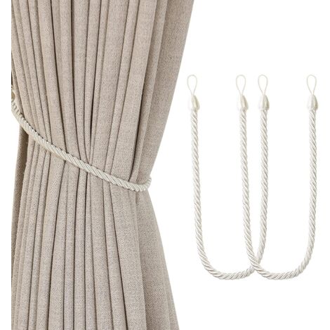 A pair of curtain tiebacks in pastoral style