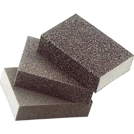 A ponge A ponge abrasive synthA tique A gros grains 60/80 avec corindon