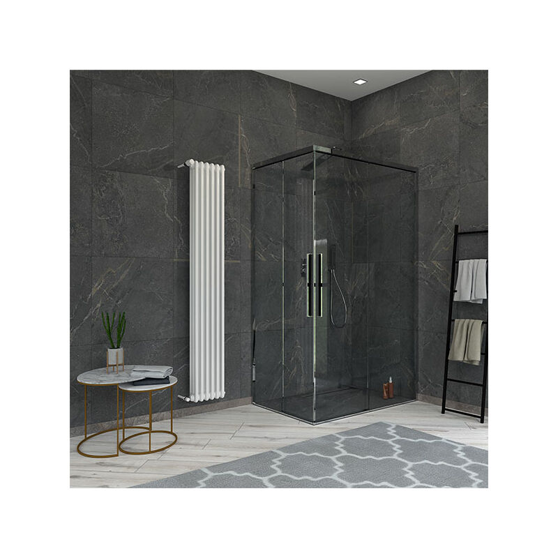 Ercos - Radiateur tubulaire eau chaude - Hauteur 1 992mm - 3 colonnes - 740 Watt - COMBY/3/2000/4