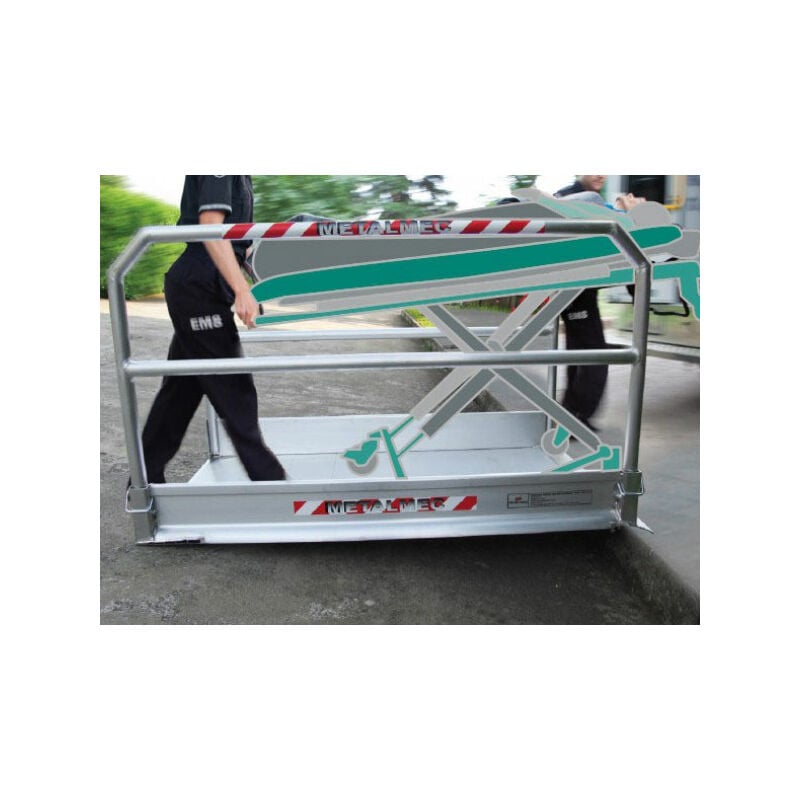 Rampe de 990mm de long - Capacité de charge max 400kg/m² - Prix Unitaire - MPPI10/10U