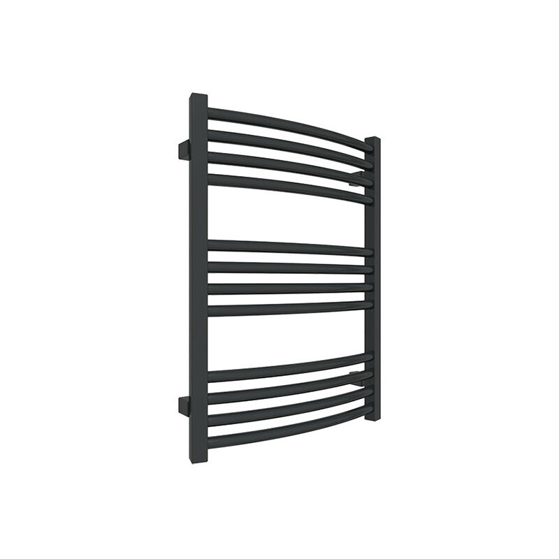 Sèche-serviette eau chaude noir de 900mm de haut et 400mm de large - 326 Watt - LEN900/400PZXN