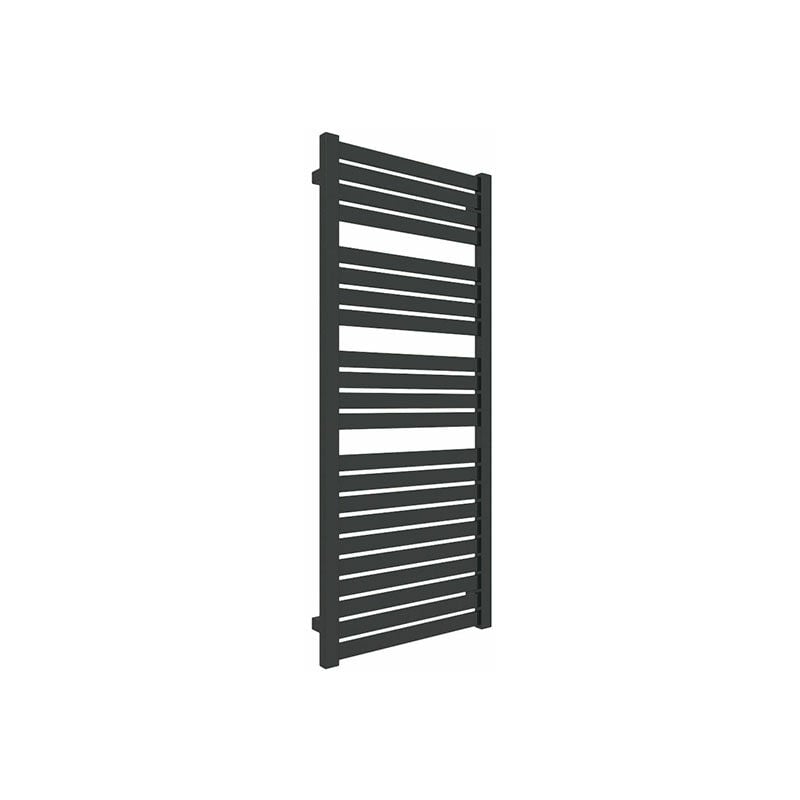 Sèche-serviette mixte noir de 1560mm de haut et 540mm de large - 742 Watt - MAN1560/540Z8N