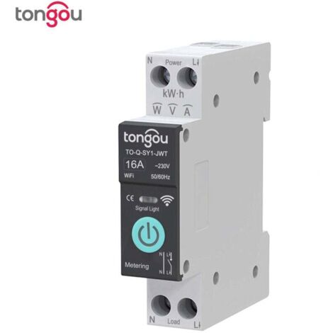 A TUYA WiFi Smart Switch, Drahtlose Fernbedienung, Mobile Fernbedienung, Zähltimer, Smart Home mit Messung, Tuya, Smart Life
