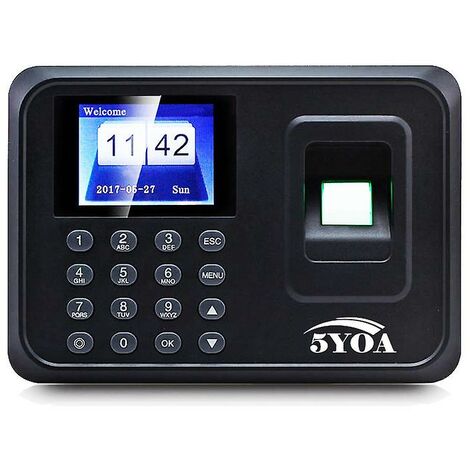 A01 biométrique empreinte digitale poinçon USB horloge bureau présence système enregistreur chronométrage automatique employé lecteur