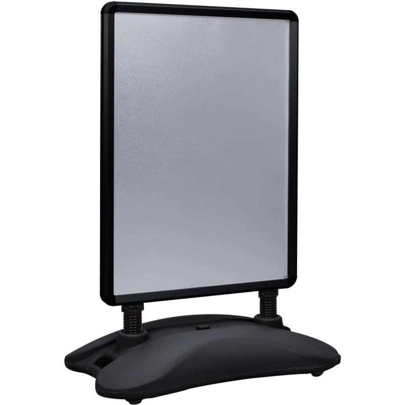 A1 Waterbase Poster Stand Black Aluminium Alloy vidaXL