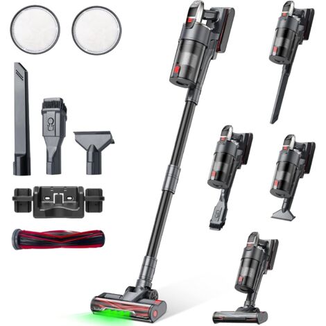 A11 Aspirateur Balai sans Fil, Aspirateur sans Fil Puissant 48Kpa et 60 Min, avec Technologie Cyclonique et Anti-Enchevêtrement, Aspirateur Balai pour Les Poils d'animaux/Tapis/Sols Durs