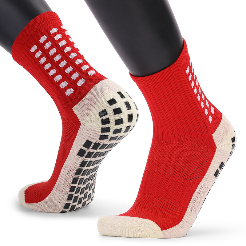 

A1102 Calcetines deportivos antideslizantes,Rojo, 1 par