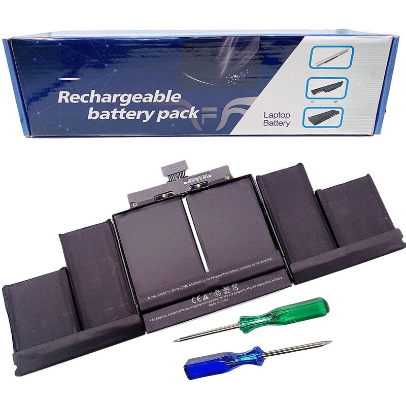 Powerwings - A1494 batterie pour Apple Macbook Pro Retina 15' A1398 Fin 2013 Mi 2014 ME293 10.26V 95Wh Lithium batterie