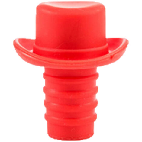 A1939 Silicone Small Beer Hat Bottle Wine Stopper Cork Stopper Bottle Hat Closures(Red)