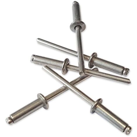 A2 AISI 304 Edelstahl-Blindnieten Ø 3 bis 6 - Detail: 3,2 x 6 - Beutel mit 500 Stück