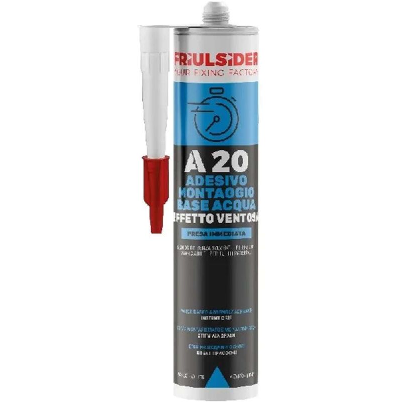 Riparazioni Domestiche Adesivo SuperFiss Effetto Ventosa - Presa Rapida E Super Tenuta, 80 Ml Per Applicazioni Domestiche Fai Da Te