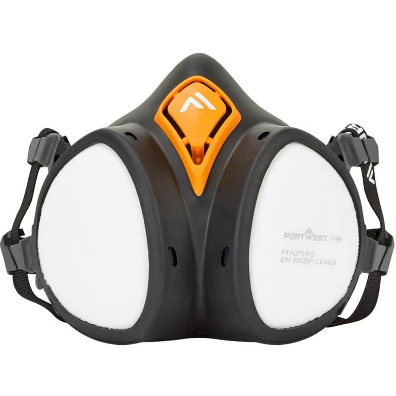 Demi-masque prêt à l'emploi A2P3 Noir