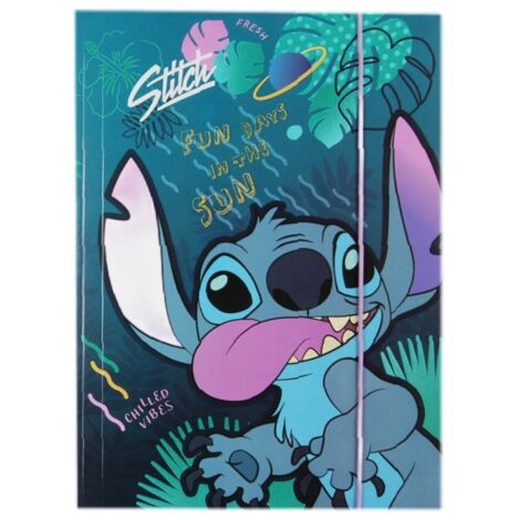A4-Kartonmappe mit Gummiband DISNEY CORE Stichmuster 3