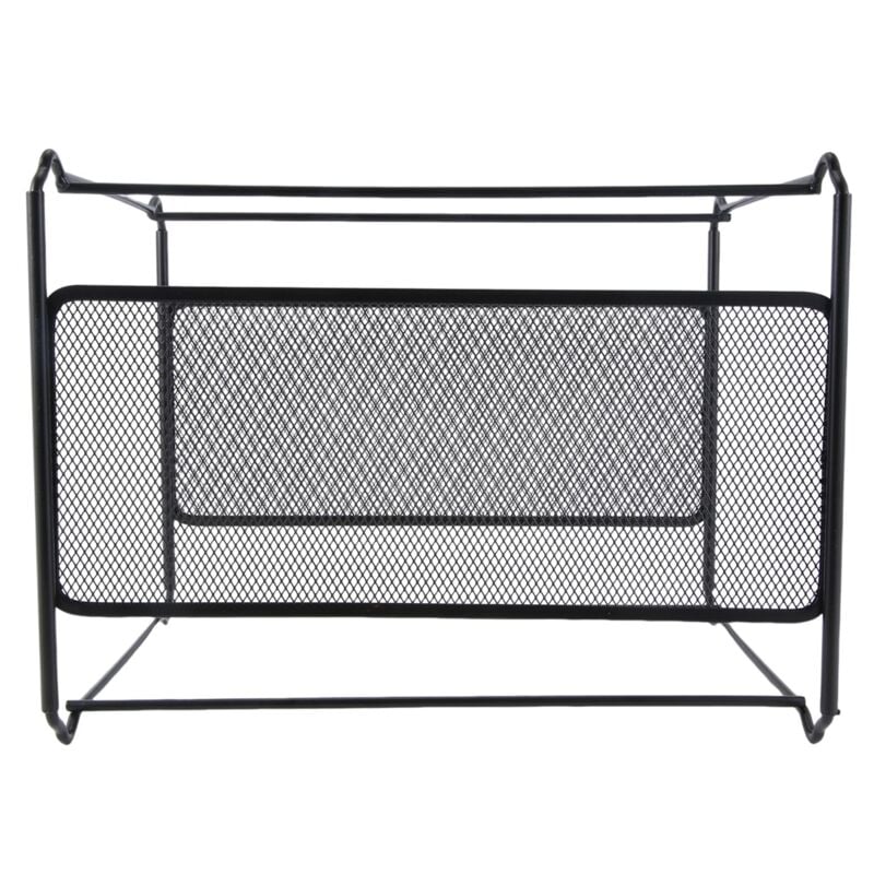 Image of A4 Mesh Metall Datei Organizer Box Hängen Ordner Schreibtisch Lagerung Halter Regal für Office Home
